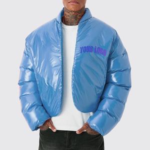Veste d'hiver chaude pour homme, très vendue, grande taille, veste matelassée à col haut, vestes et manteaux pour homme - Product Image 4