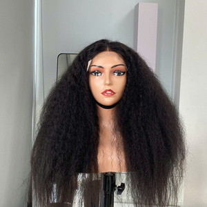 Perruque en cheveux humains de qualité supérieure, couleur naturelle, bouclés crépus, super double trame, qualité vietnamienne, très vendue - Product Image 5