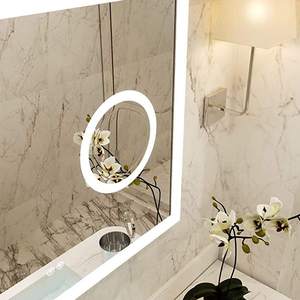 Miroir de salle de bain rectangulaire LED mural Daystar Trade avec interrupteur tactile, affichage intelligent, design de luxe rétroéclairé pour maquillage - Product Image 2