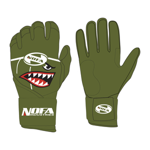 NOFA INDUSTRIES Pink Batting Gloves Padded <b>Hook</b> And Loop Closure Unisex Adult Training Gloves - Product Image 2