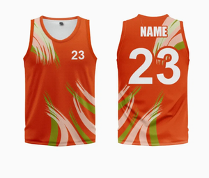 Maillot de basketball en jersey brodé de haute qualité, respirant et anti-humidité, avec impression par transfert thermique, vente en gros - Product Image 5