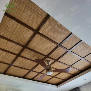 Wholesale Natural <b>Bamboo</b> Weaving Ceiling Panel Handmade Wabi Sabi Mat <b>Sheet</b> for Premium Home Resort Interior Decor Arts - Macy - Product Image 2