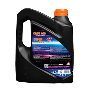 Aceite de motor para coche NPOIL CATO 400 TURBO 5W40 4L 5L 6L Aceite de motor sintético de alta calidad premium Vietnam - Product Image 2