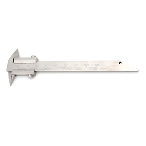 Calibrador de Calibre Normal 0-80mm de Acero Inoxidable, Instrumento de Medición de Precisión para Mediciones Internas, Externas y de Profundidad - Product Image 1
