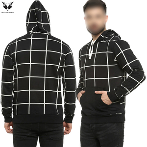 Sudaderas con Capucha para Hombre, Diseño Moderno, Ropa Casual, Líneas Blancas y Negras, Mejor Vendedor, Buena Calidad, Producto de Primera - Product Image 6