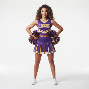 Falda de Danza Urbana Hip Hop Taylor en Stock, Disfraz de Jazz para Animadoras, Spandex/Poliéster 280g, Impresión Digital, OEM Personalizado - Product Image 2