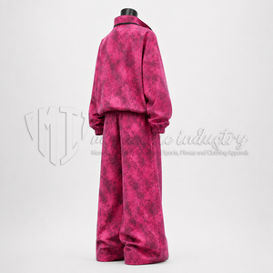 Women’s Camouflage Tracksuit 2 Piece Set <b>Pink</b> <b>Hoodie</b> Sweatpants Baggy Jogger Set Streetwear Wholesale - Product Image 4