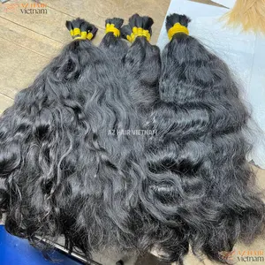 Wholesale Factory Price Top Quality Raw Vietnamese Donor Hair Cuticle Aligned Human Hair For Dyeing, Wavy Curly Natural