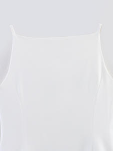 Chaleco para Mujer al por Mayor, Color Personalizado, Cierre con Cinturón, Tirantes Finos, Diseño Básico, Trajes Casuales, Resistente al Viento, Transpirable - Product Image 6