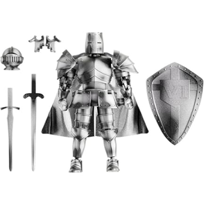 Figura en miniatura de un caballero guerrero de fantasía musculoso con un casco dorado, ideal para juegos de mesa. Disponible a precios de mayorista. - Product Image 4
