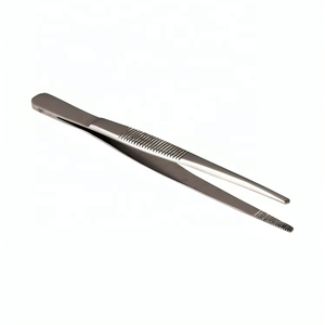 Fórceps De astilla quirúrgica de acero inoxidable recto de 11,5 cm de primera calidad, pinzas de precisión duraderas y ligeras, grado quirúrgico Manual - Product Image 1