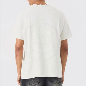 เสื้อยืดพิมพ์ลายพัฟฟ์สุดเทรนดี้สำหรับผู้ชาย เนื้อผ้าฝ้ายระบายอากาศ ใส่ได้ทุกวัน แฟชั่นทันสมัย เสื้อยืดพิมพ์ลายพัฟฟ์ผ้าฝ้ายนุ่ม สวมใส่สบายๆ - Product Image 2