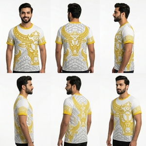 T-shirt de sport personnalisé en polyester sublimé pour homme - Product Image 3