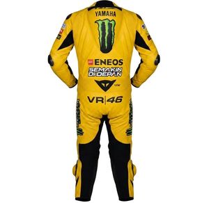Traje de Motociclismo de Una Pieza MotoCP Ramaha, Transpirable, de Cuero, para Carreras, Profesional, con Armadura de Nivel 2 CE - Product Image 2