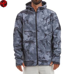 เสื้อแจ็คเก็ตตกปลาผู้ชายสไตล์ไฮสตรีท สวมใส่สบาย ระบายอากาศได้ดี น้ำหนักเบา กันน้ำ ดีไซน์สำหรับกิจกรรมกลางแจ้งในฤดูหนาว มีบริการ OEM - Product Image 1