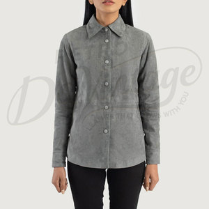 Wholesale Women Genuine Suede <b>Leather</b> <b>Jacket</b> Custom Design Ladies Soft Suede Coat Women Suede <b>Leather</b> <b>Jacket</b> Soft Touch OEM - Product Image 4