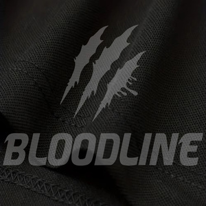 Camiseta de Manga Corta de Algodón para Hombre Bloodline, Color Azul Oscuro, Tejido Transpirable, Logotipo Frontal Estampado, Corte Regular - Product Image 4