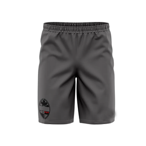 Ensemble uniforme 7v7 en polyester gris anthracite uni, sans manches, col ras du cou, minimaliste, respirant, séchage rapide, tenues de match élastiques - Product Image 4