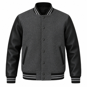 Chaqueta Varsity de Invierno para Hombre, con Logotipo Bordado, de Alta Calidad, Modelo 2026, Personalizable - Product Image 2