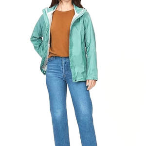 Chaqueta Impermeable Ligera y Transpirable para Mujer con Cremallera Completa, 100% Poliéster, Diseño de Logotipo Personalizado - Product Image 4