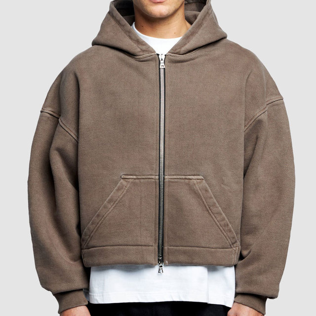 Streetwear Hoodies for Men OEM Men Boxy Hoodie 400GSM Heavyweight Cotton Oversized Hoodie Customized