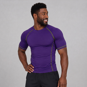 New OEM Design MMA Rash Guard Custom Design Sportswear <b>Compression</b> <b>Shirt</b> BJJ Rash Guard <b>For</b> <b>Men</b> - Product Image 1