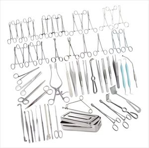 Nouveauté : Kit chirurgical en acier inoxydable avec outils essentiels, certifié CE, matériaux autoclavables pour une chirurgie de haute qualité - Product Image 1