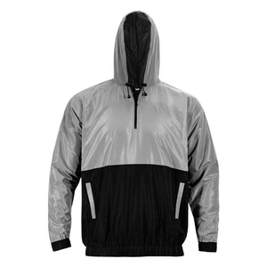 ชุดวอร์มกีฬาพิมพ์ลายตามสั่ง เสื้อฮู้ดและกางเกงวอร์มผ้าฟลีซแห้งเร็วสำหรับผู้ชาย - Product Image 1