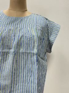 Haut en coton pour femmes, coupe ample, léger, haut d'été naturel, décontracté, style bohème, vêtements faits à la main - Product Image 5