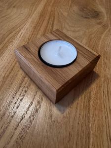 Porte-bougie en bois artisanal, support de bougie en bois naturel, décoration rustique pour la maison et centre de table, OEM/ODM - Product Image 6