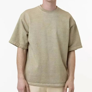 T-shirts personnalisés OEM pour hommes, coupe oversize, en coton épais, à épaules tombantes, vierges, écologiques, style streetwear, vente en gros, fabricant - Product Image 6