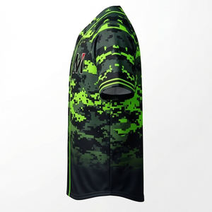 Camiseta de Béisbol con Camuflaje Digital Personalizada, Ropa Deportiva Transpirable de Malla, Ropa Urbana, MALUZA INDUSTRIES Gear - Product Image 4