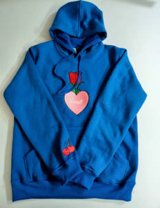 Sweat à capuche personnalisé 100 % coton épais avec bande latérale en molleton bouclette pour homme – Vente en gros vierge - Product Image 3