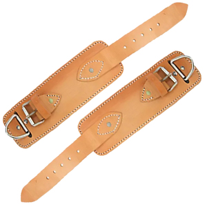 100% Original Leather <b>Ankle</b> Straps with Foam Padding Fitness Gym Workouts <b>Support</b> Leg & <b>Ankle</b> Cuffs Gluten Leather <b>Ankle</b> Strap - Product Image 5