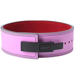 Support lombaire en caoutchouc naturel personnalisé (vert, bleu, rouge, noir, rose, marron) pour la musculation, le fitness et le powerlifting avec boucle à levier - Product Image 1