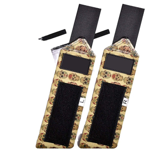 Bandes de maintien de poignet unisexes personnalisables avec logo par sublimation, en matériau élastique, pour la protection des mains et le soutien des poignets lors de la musculation - Product Image 4