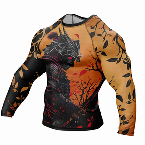 Rashguard de MMA Personalizado de Fábrica para Hombre y Mujer, Manga Corta, Ajustado, UPF50, Transpirable - Product Image 3