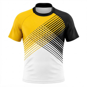 Impression par sublimation de logo personnalisé, t-shirt de sport en polyester respirant, kit d'équipe pour hommes, design personnalisé de haute qualité - Product Image 1