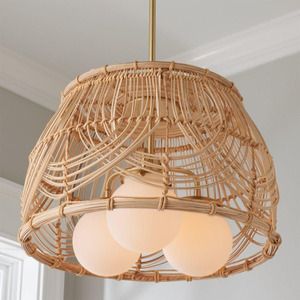 Modern Rattan Lamp Shades Best Seller Celling <b>Lighting</b> for Living Room <b>Decor</b> Chandeliers & Pendant Lights from Vietnam - Product Image 2