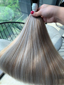 Prix de gros Extensions de cheveux en vrac Cheveux humains Double noyade 100 grammes Couleurs claires 32 pouces - Product Image 5