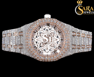 Relojes mecánicos de diamante natural blanco de joyería fina de primera calidad de excelente calidad a precios asequibles - Product Image 1