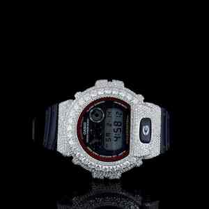 Reloj Digital GShock DW6900 Personalizado Ice Vortex, Reloj de Moda Urbana Hip Hop con Cristales de Primera Calidad para Hombre, Reloj de Moissanita - Product Image 6