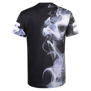 Camiseta Personalizada con Gráficos de Humo por Sublimación, Camiseta de Moda Urbana para Hombre, Fabricante de Camisetas Estampadas de Gran Tamaño - Product Image 3