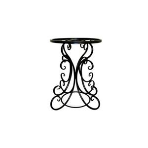 Support de plantes en métal à 2 niveaux, support de pot de fleurs en fer pour intérieur et extérieur, support rond sur pied pour balcon, décoration de maison - Product Image 6