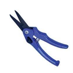 Tijeras para esquilado de ovejas y cabras con mango azul reutilizable, cuchilla lisa con patrón ligero y mango cómodo - Uso veterinario - Product Image 3