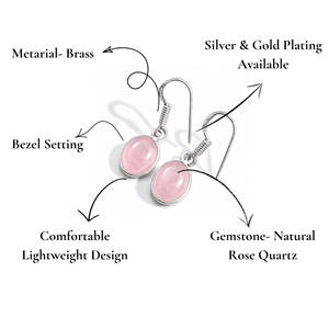 Fashion <b>Tungsten</b> Gemstone Hoop Earrings Pink with Colorful Stones Classic Party Jewelry Wholesale at Best Price - Product Image 2