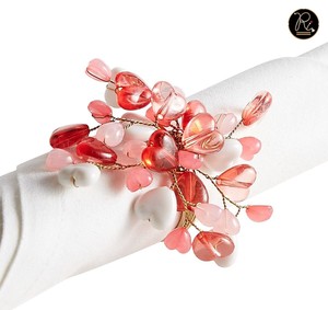 Designer Gold <b>Beaded</b> Table Decoration Wedding Napkin Rings Buy <b>Direct</b> From Supplier At Bulk Price - Product Image 5