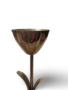 Candelabro de Latón Natural, Elegante y Duradero, Hecho a Mano, para el Hogar, Múltiples Ocasiones, Decoración para Bodas, Pascua, Navidad - Product Image 3