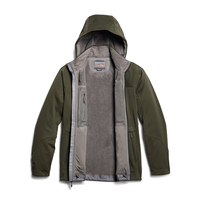 Veste de chasse d'hiver imperméable, coupe-vent, respirante, en softshell, couleur orange vif, à capuche, pour activités de plein air, Lawd Sports