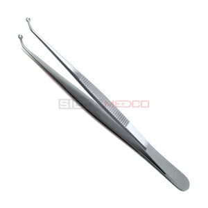 2 Piezas de Pinzas Angulares Rectas para Sutura Dental, 6 Pulgadas, Pinzas Quirúrgicas de Acero Inoxidable, Instrumentos Manuales con Certificación CE - Product Image 3